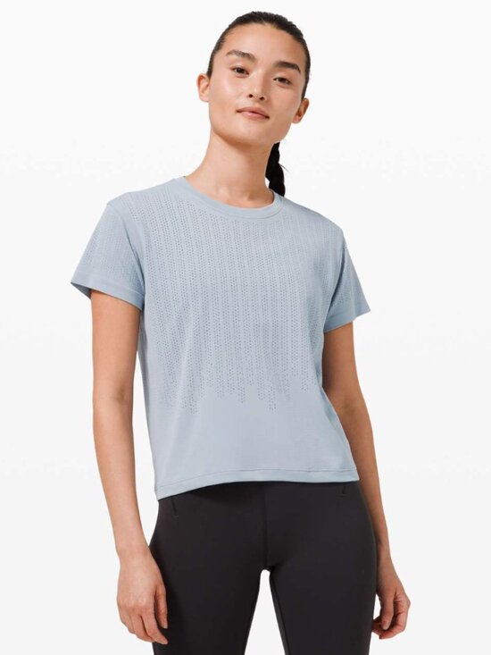 lululemon athletica Tops - Lululemon Train to Be (light blue), medium